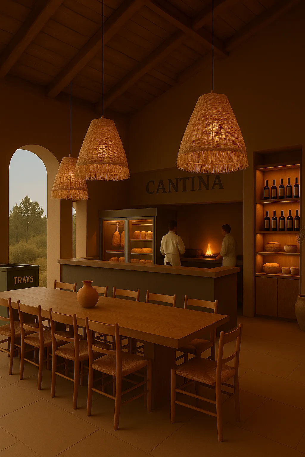 Farm-to-table restaurant concept